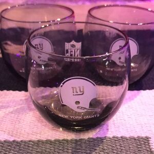 New York Giants rocks glasses (3)